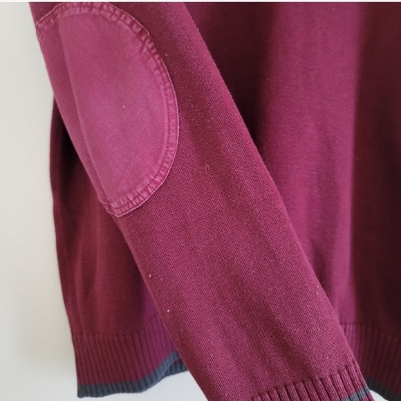 Denver Hayes Pull Over Ribbed Sweater Size Large in Maroon - Picture 5 of 10